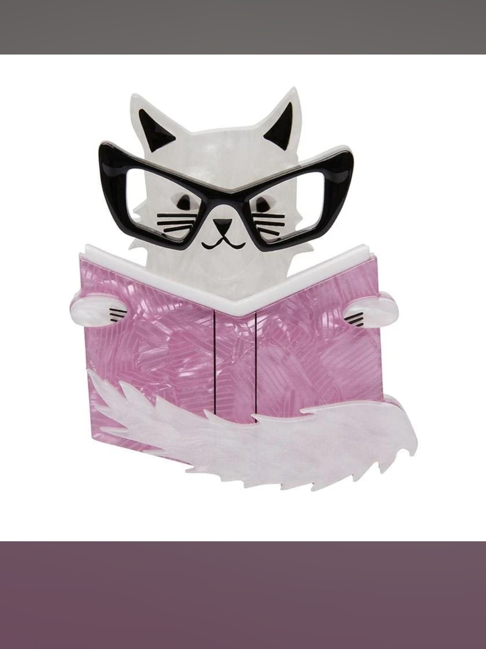Erstwilder 2021 Puss in Books Brooch